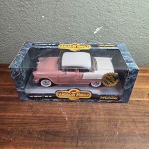1:18 Scale Die-Cast Car NIB - ERTL American Muscle 1955 Chevrolet Bel Air Pink
